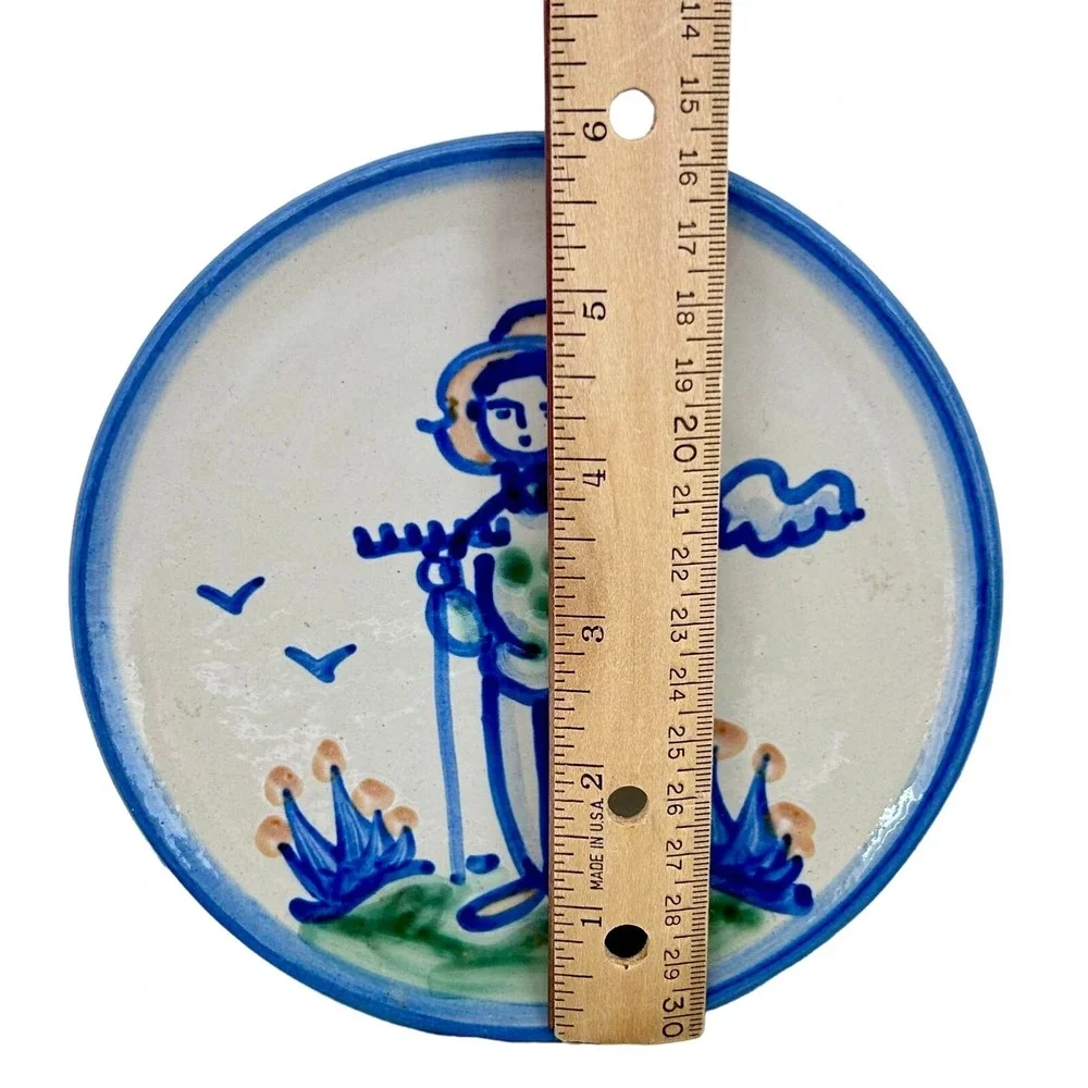 M A Hadley Pottery FARMER 6
